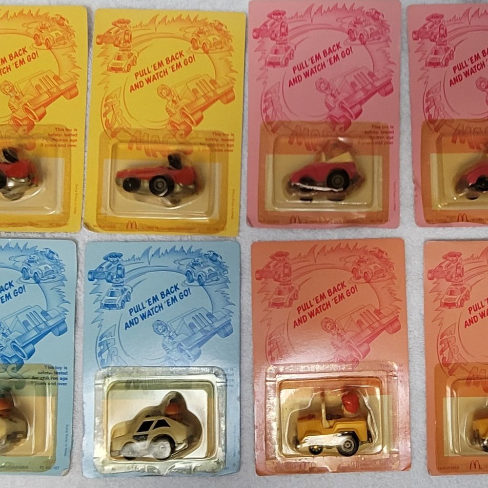 McDonald's Vintage RARE Racer Toys